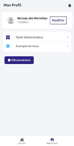 Android application Berceau des Merveilles screenshort
