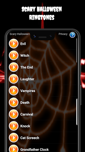 Android application Scary Halloween Ringtones screenshort