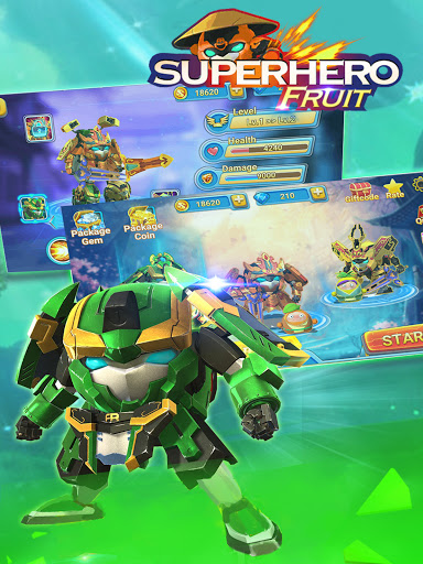 Superhero Fruit: Robot Wars 3.4 screenshots 3