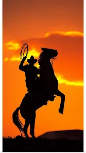 Cowboy Lock Screen Wallpaper