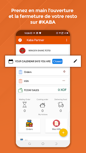 Android application Kaba Partners screenshort