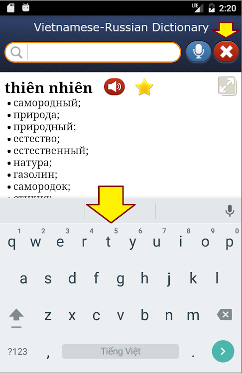 Vietnamese-Russian Dictionary - 11.0 - (Android)