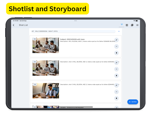 Screenshot of Studiovity - Film Screenplay