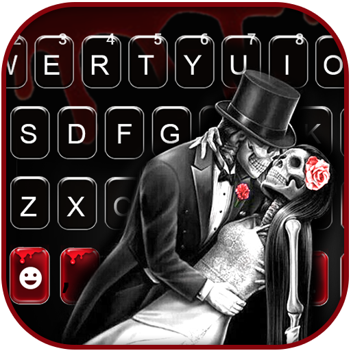 Skeleton Love Keyboard Backgro Download on Windows