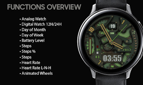 W-Design WOS017 - Watch Face 2.0.0 APK + Mod (Free purchase) for Android