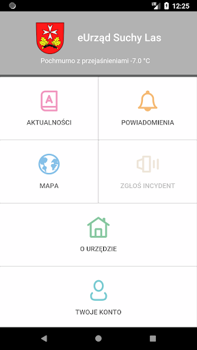 Android application eUrząd Suchy Las screenshort
