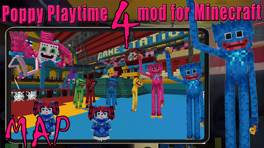 Poppy Playtime Chapter 1 and 2 MCPE Minecraft Map