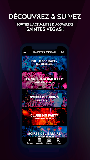Android application Saintes Vegas screenshort