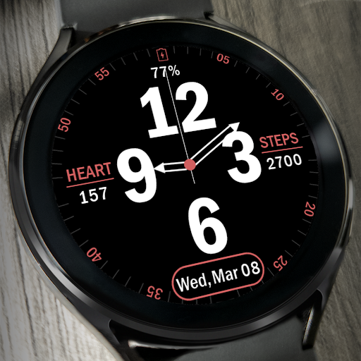Key032 Analog Watch Face Screen 3