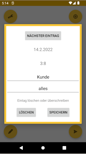 Arbeitsstunden Screen 2