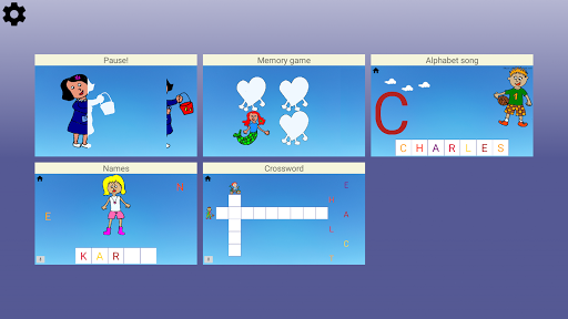 Android application Name Spelling Game screenshort