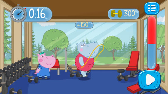 Fitness Games: Hippo Trainer screenshots 3