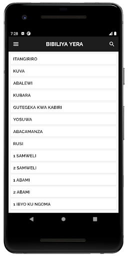 Android application BIBILIYA YERA screenshort