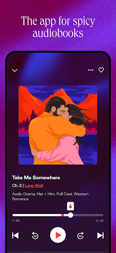 Android application Dipsea – Spicy Audiobooks screenshort
