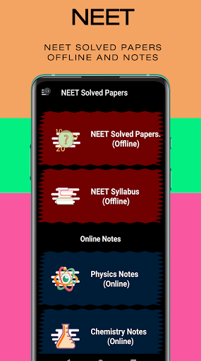 NEET Exam 2024 Notes Papers Screen 2