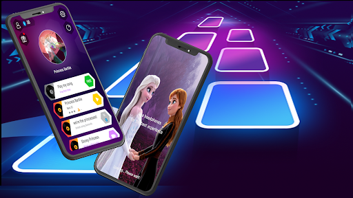 Android application Princess EDM Hop Tiles screenshort