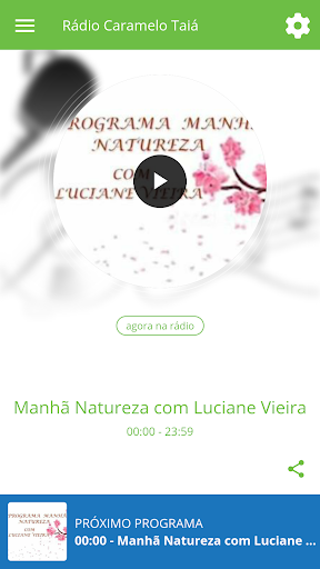 Android application Rádio Caramelo Taiá screenshort