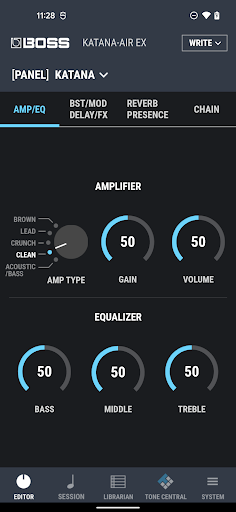 Android application BTS for KATANA-AIR screenshort