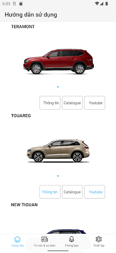 My Volkswagen Screen 2