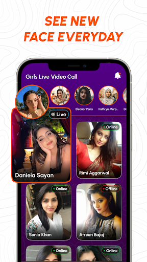Girls Live Video Call Screen 2