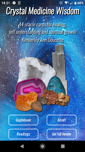 Android application Crystal Medicine Wisdom Oracle screenshort