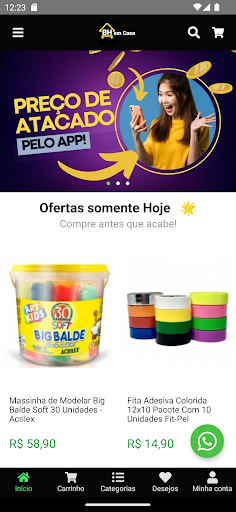 Android application BH em Casa screenshort