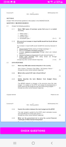 Android application My Study: Economics screenshort