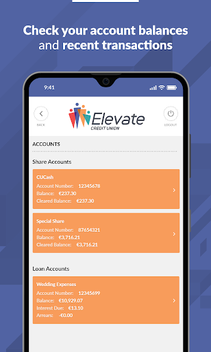 Elevate Credit Union Screen 2