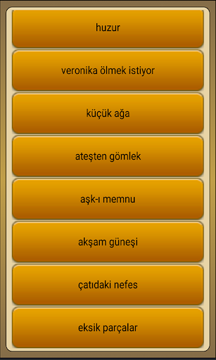 Roman Özetleri Screen 2