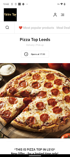 Android application Pizza Top Leeds screenshort