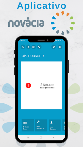Android application Novácia screenshort