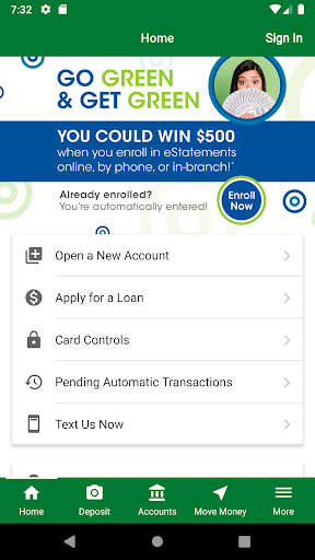 Park City Credit Union Screen 2