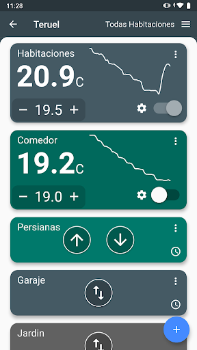 Android application IotCloud screenshort