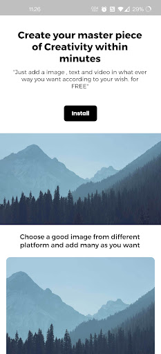 Android application Alphabuildr screenshort