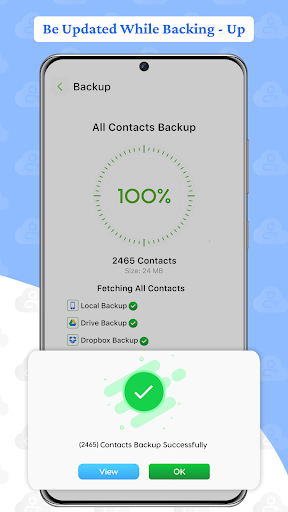 Screenshot of Contacts Backup and Restore