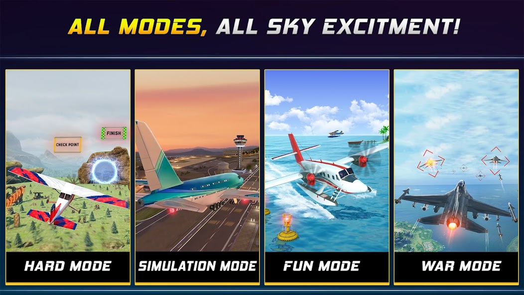 Airplane Game 3D: Flight Pilot banner