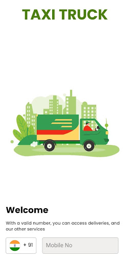 Android application Taxi Truck screenshort