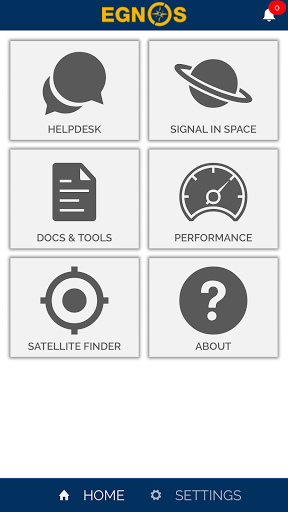 Android application EGNOS screenshort