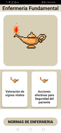Android application Enfermeria Fundamental screenshort