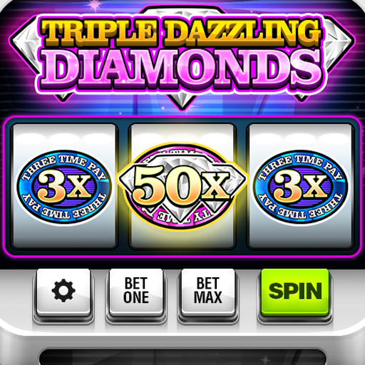Triple Dazzling Diamonds Slots 823 Icon