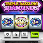 Cover Image of ダウンロード Triple Dazzling Diamonds Slots  APK