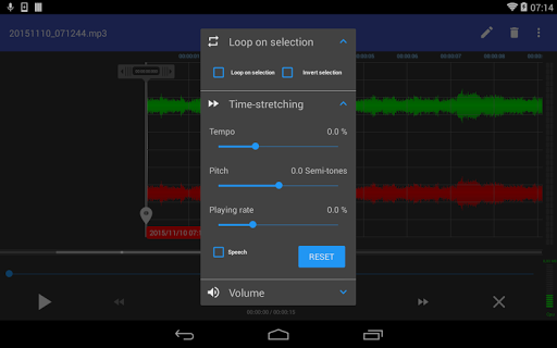 Screenshot of RecForge II Pro - Audio Record
