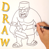 How to Draw Clash of Clans icon