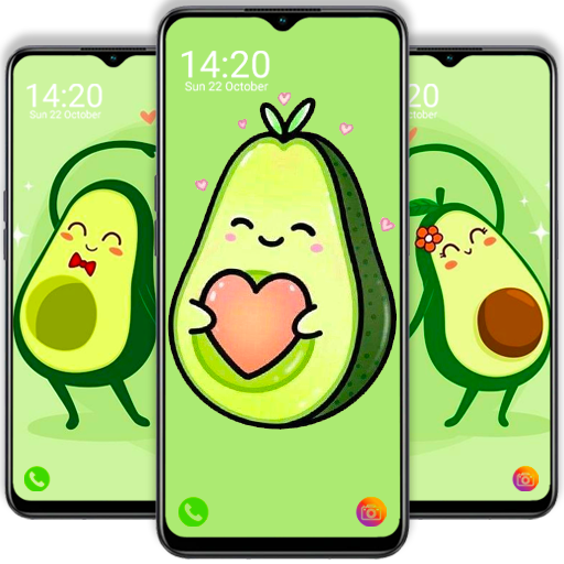 Cute Avocado Wallpaper logo