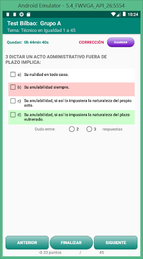 Batería Exámenes IVAP PRO Screen 2