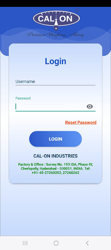 CAL-ON ERP Screen 3