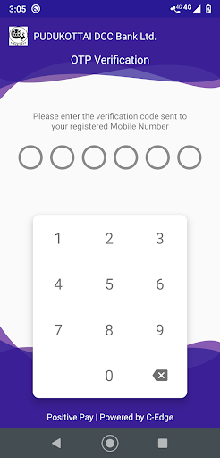 PUDUKOTTAI DCCB Positive Pay Screen 3