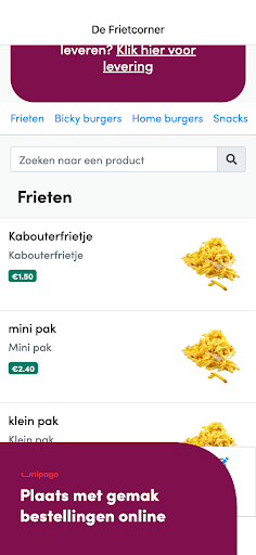 De Frietcorner Screen 2