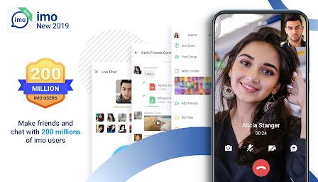 imo beta -video calls and chat