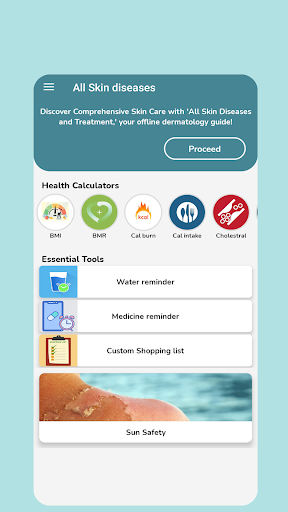 Skin diseases and treatment Screen 2